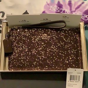 Coach Star Glitter Wristlet